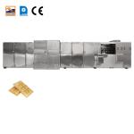 PLC Controlled Automatic Monaka Wafer Machine Snack Production Equipment With 55 Baking Plates for sale