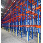 Cold Rolled Steel Q235B Drive In Pallet Racking System Heavy Duty