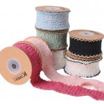 High Tenacity Lace and Woven Tape The Perfect Combination for DIY Bow Making 2.5cm Widt for sale