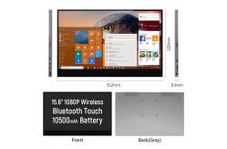 China 5ms 1080p Portable Wireless Touch Screen Monitor supplier