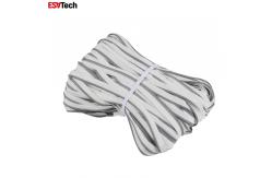 China Like Black  Reflective Piping Fabric Tape For Safety Garment Rainbow Retro supplier