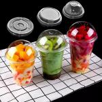 6 7 9 11 12Oz Biodegradable PLA Cups Cold Coffee Plastic Cup Beverage Ice Cream Boba for sale