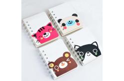 China Custom Made Spiral Binder Notebook Cute Cartoon Printed Paper Cover supplier