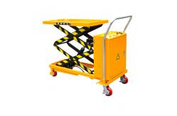 China 800kg Double Scissor Lift Trolley Small Lifting Table Trolley supplier