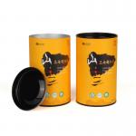 FDA Food Grade Food Paper Composite Cans Round Coffee Tin Can With Print for sale