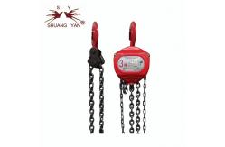 China High Cost-effective Manual Chain Block , Warehouse Lifting Chain Block Smooth Stable Sliding supplier