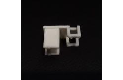 China 16mm Square Sliding Curtain Tracks For Bay Windows Ceiling Mounted supplier