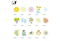 China 207x270x0.4mm Wall Texture Stencil For Painting On Walls Multiscene supplier