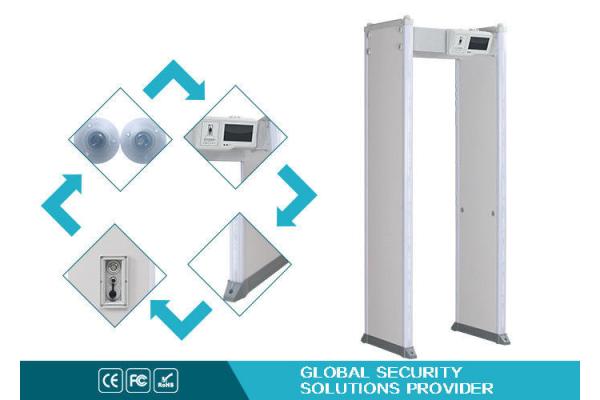 Double Infrared Body Metal Detectors With Phone App , 24 Detecting Zones