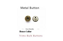 China Eco Friendly Metal Clothing Buttons , Decorative Hollow Buttons Personalized Design supplier