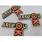 Heat Transfer Labels Embroidered Cloth Patches Customized Design For Clothes
