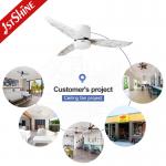 2- 1stshine Bedroom LED Ceiling Fan with Acrylic Blades and Remote Control Light