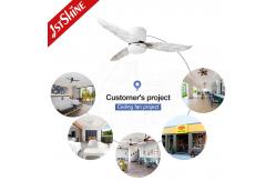 China 2- 1stshine Bedroom LED Ceiling Fan with Acrylic Blades and Remote Control Light supplier
