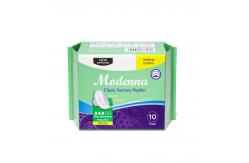 China Oem White Cotton Disposable Sanitary Napkins with Breathable Backsheet supplier