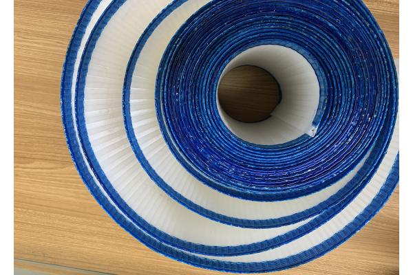 Spiral White SGS Polyester Mesh Belt For Material Handling Little Ring