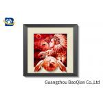 CMYK Printing 5D Pictures Lenticular Image / Poster With White MDP Frame
