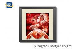 China CMYK Printing 5D Pictures Lenticular Image / Poster With White MDP Frame supplier