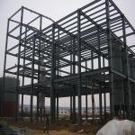 Anti Corrosion Steel Structure Hangar Galvanized Sheet Metal Warehouse Building for sale