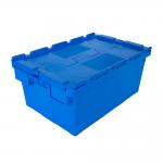30kg Loading Capacity Blue Foldable Plastic Shipping Container for EU Heavy PE Storage for sale