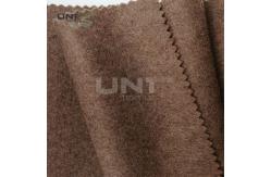 China Polyester Wool Mixed Needle Punched Nonwoven Fabric For Under Collar supplier