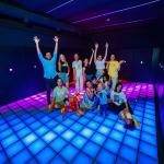 LED Dance Floor 30x30cm Interactive Active Game LED Floor For Kid Games for sale