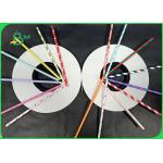 60gsm Degradable FDA White / Black Straw Bottom Paper Roll For Beverage for sale