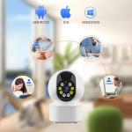 2MP IP Camera Tuya Smart Home Indoor WiFi Wireless Surveillance Camera Automatic Tracking CCTV Security Baby Pet Monitor for sale