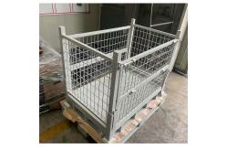 China Foldable Steel Collapsible Pallet Cage Efficient Storage Solution supplier
