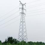 Hot Dip Galvanized Steel Q355 Q255 Lattice Transmission Tower for sale