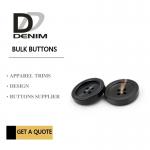 Plastic Resin 4 Hole Plastic Button For Khaki Double - Breasted Trench Coat for sale