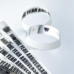 Promote Your Event with Fashionable Holographic Laser Wristbands and Logo Text for sale