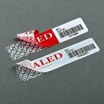 Custom Tamper Evident Security Labels Hot Melt Honeycomb Destroy Adhesive for sale