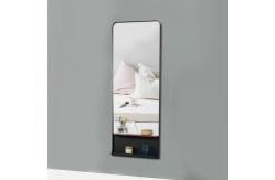 China Portable Wall Mounted Lighted Makeup Mirror Modern For Bathroom supplier