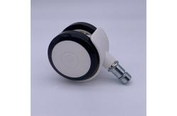 China 2 Inch Swivel PVC Caster Medical with Grip Ring Stem Trolley Caster supplier