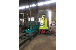 China Mobile Vertical Band Sawmill with Table Diesel Engine powered Truck Loading Move supplier