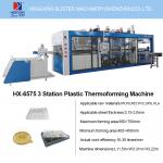 Fast Production Pressure Thermoforming Machine with Up 5.5KW Forming Station Servo and 650*750mm Max Forming Area for sale