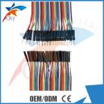 20cm Solderless Arduino Breadboard Jumper Wires Male To Female , 40pcs 1P-1P Pin