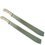 Handmade Custom Wooden Handle Machete Anti Scratch 2.2mm 18in for sale