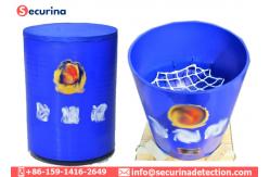 China Cylindrical Bomb Disposal Device Blast Suppression Container With 654mm Depth supplier