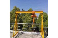 China Light Duty Chain Hoist Gantry Crane Movable Single Girder 2.6-4m Height supplier