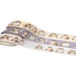 DIY Custom Printed Japanese Colored Waterproof Glitter Washi Tape for sale