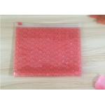0.06-0.1mm Thickness PVC Bubble Bag / Reusable Mailer Plastic Zipper Bag for sale