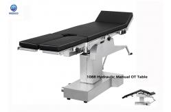 China Stainless Steel 201cm Manual Operating Table Hydraulic Manual Operating Surgical Table supplier