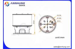 China Free Maintenance Aircraft Warning Lights With High Borosilicate Glass supplier