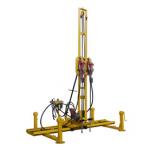 1 hammer, 2 hammers or 4 hammers pneumatic mobile rock drills for stone quarry line drilling hole for sale