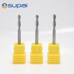 High Precision Solid Tungsten Carbide End Mill For Aluminum Cutting Tool Long Working Lifespan No Coating for sale