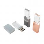 Crystal Usb Stick Inside With LED Light When Working LED Light Shiny for sale