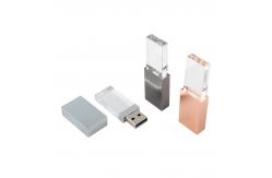 China Crystal Usb Stick Inside With LED Light When Working LED Light Shiny supplier