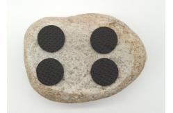 China Natural River Stone Candle Holders , Stone Tea Light Holder Backside With Pads supplier