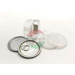 28mm Height Clear Plastic Cylinder With Peel Off Lid For Nuts , Coffee